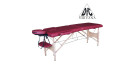 Массажный стол DFC NIRVANA, Relax, дерев. ножки, цвет винный  (Wine)