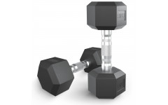 Гантель гексагональная UNIX Fit обрезиненная 7,5 кг Гантель гексагональная UNIX Fit обрезиненная 7,5 кг